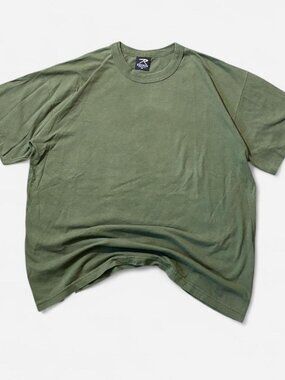 Vintage Rothco Olive Green Blank T Shirt